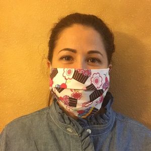 Cloth Cupcake Face Mask